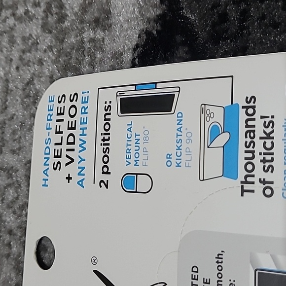 FLIPSTIK DEFY GRAVITY CELL PHONE PURPLE STICK KICK STAND PRICE FIRM - Picture 10 of 11